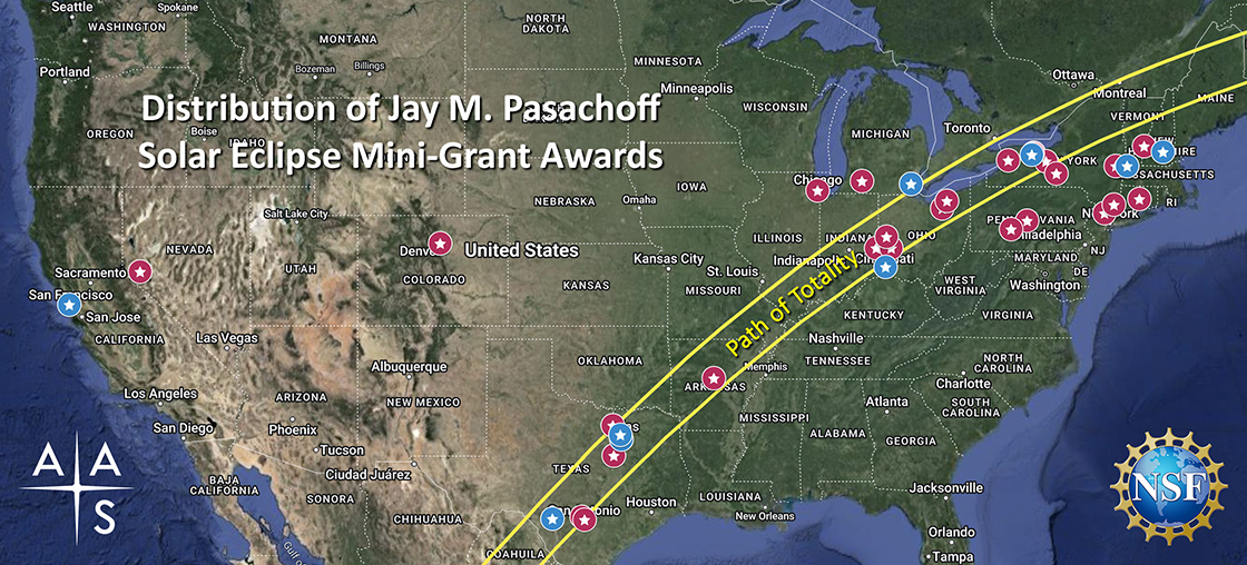 Distribution of JMP Solar Eclipse Mini-Grants